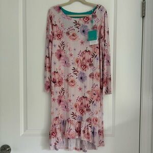 Posh Peanut Pink and Purple Floral nightgown